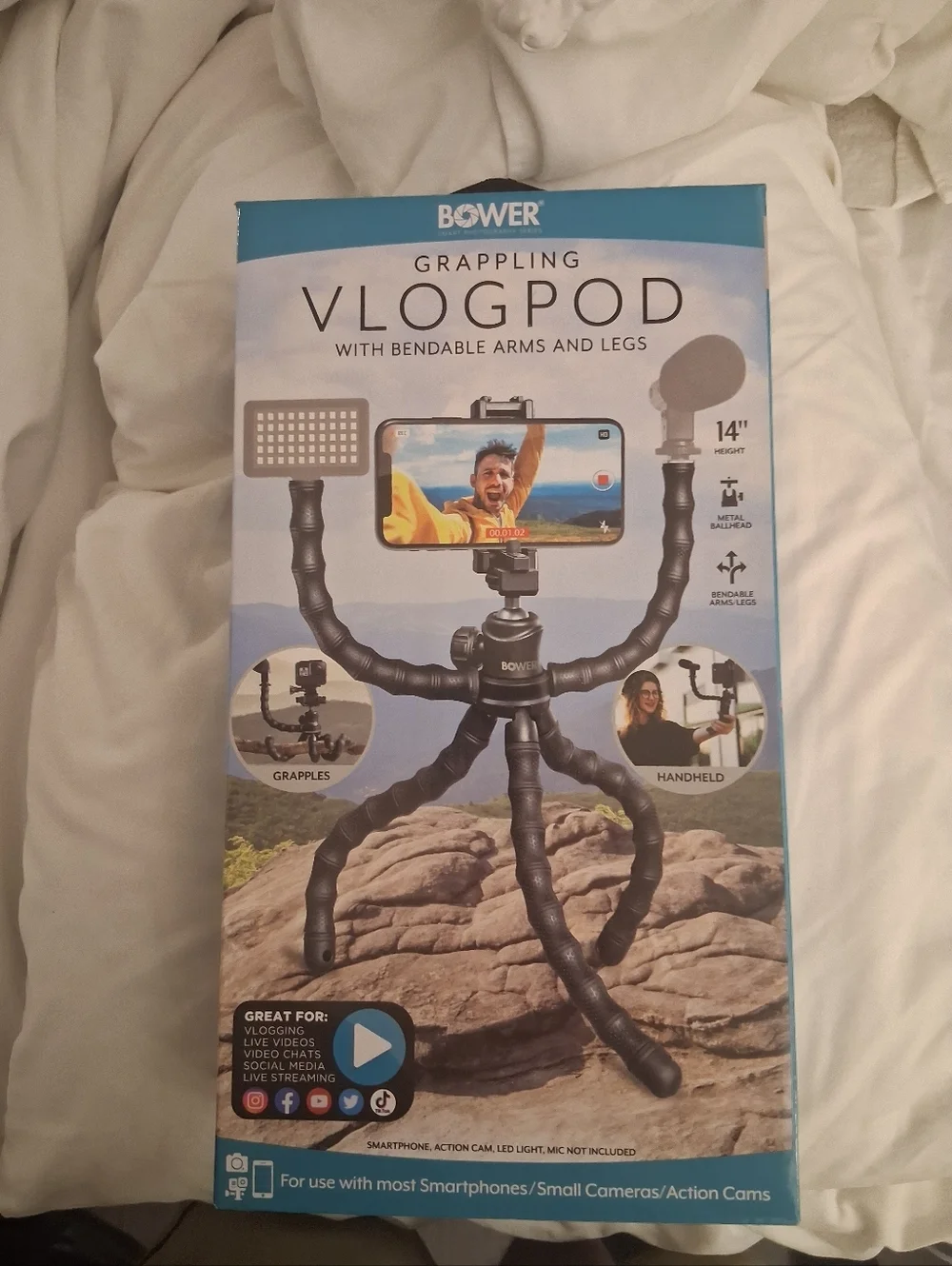 Grappling VlogPod Flexible Tripod - Black